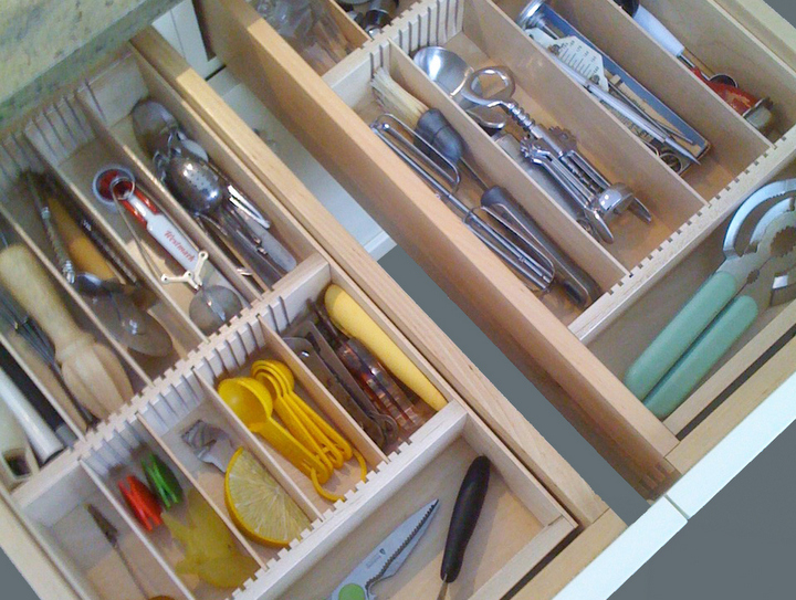 kitchen drawer utensil organizer