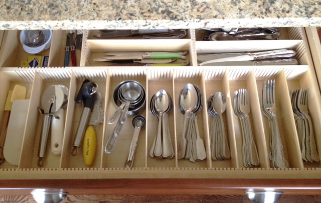 wide drawer organizer