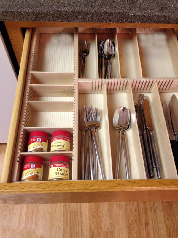 spice drawer organizer insert