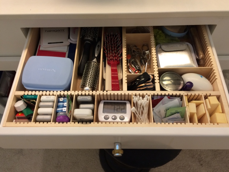 vanity drawer insert