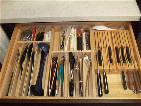 kitchen drawer insert organizer