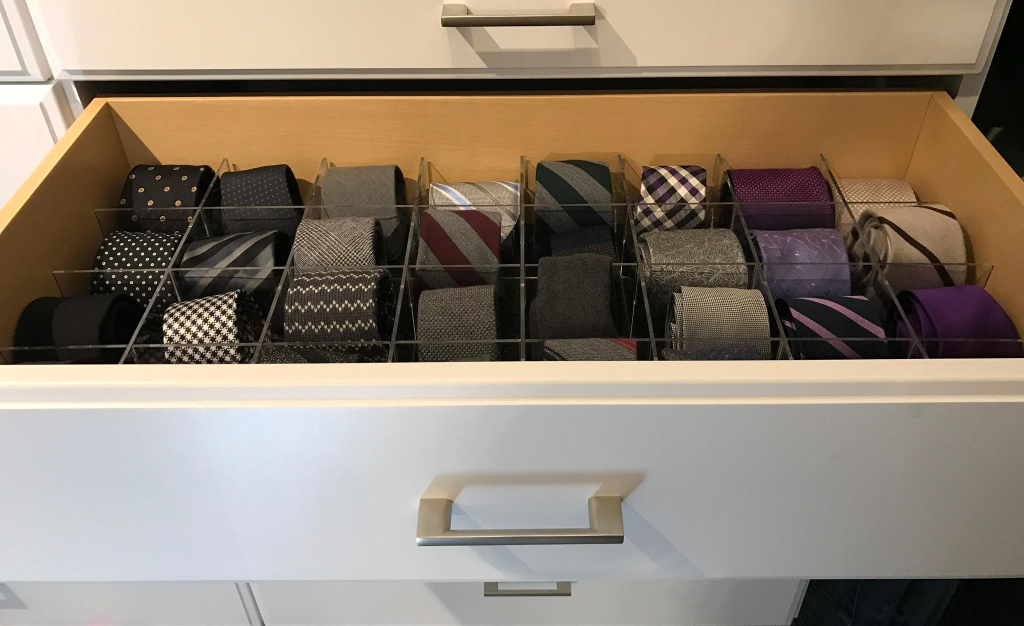 Cubby Grid for tie drawer